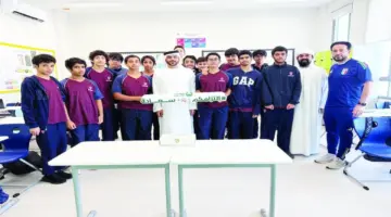 شرطة دبي توعّي الطلبة بالالتزامات الرياضية في الملاعب